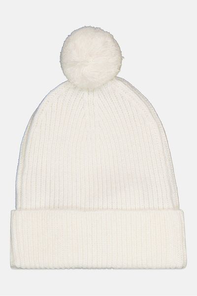 Overkids Toddlers Girl Brand Logo Beanie, White