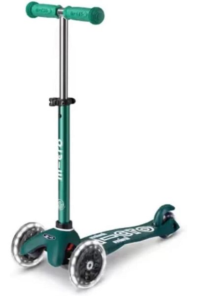 Micro Scooters- Mini Deluxe 3 in 1 Deluxe Eco - Green| Scooter for Kids | Kids Scooter | Scooter wit