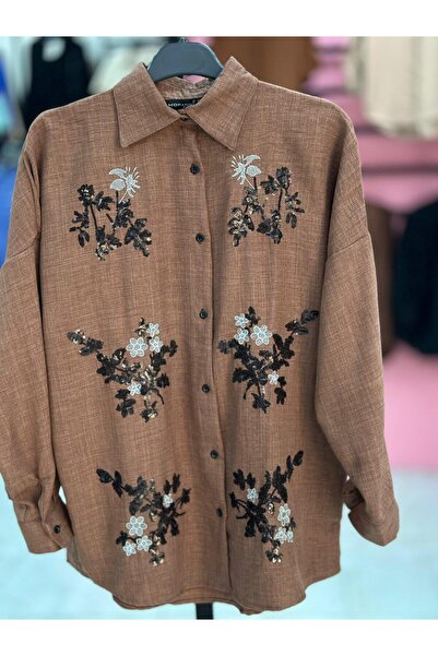 Butik pul işlemeli gömlek