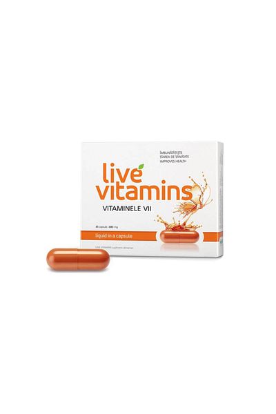 vitaslim Complex De Vitamine, Live Vitamins 30 Capsule,