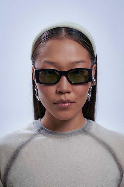 Bilge Karga Osvaldo Black Green Sunglasses