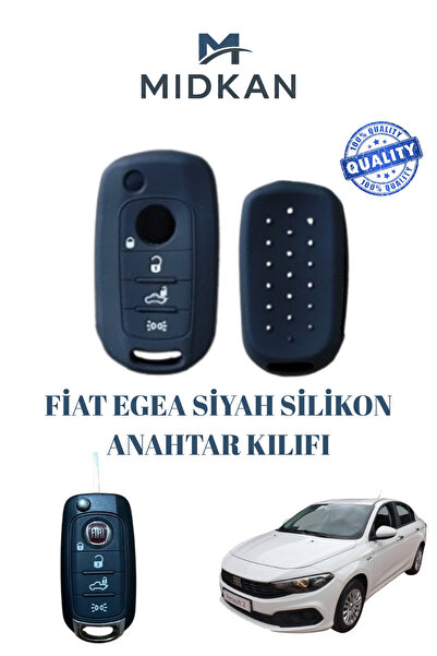 Midkan Husa pentru chei din silicon Fiat Egea Culoare neagra