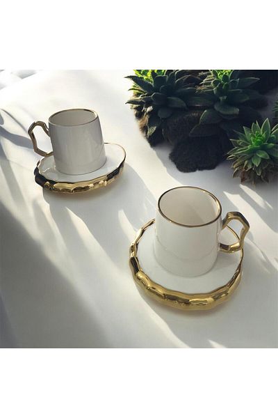 partridge store Summer Star Porcelain Large Size Coffee Cup Set of 2