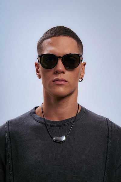 Bilge Karga Tamela Dark Brown Green Sunglasses