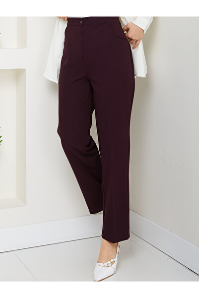 Moda İncir Plus Size Pants with Pockets