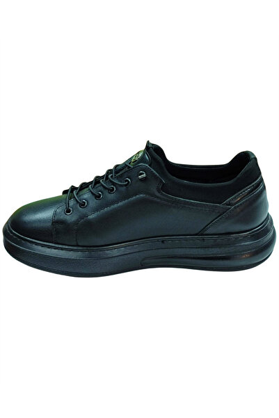 BE FAST ONE F-80 Men's Black (40-44) Leather Casual Shoes