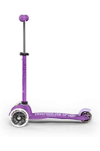 Micro MMD141 Mini Deluxe Scooter with LED Wheels, Purple