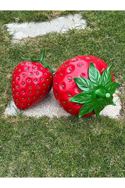 Şeydanın koleksiyonu ÇİLEK OBJE, BAHÇE DEKORASYON, İKİLİ ÇİLEK