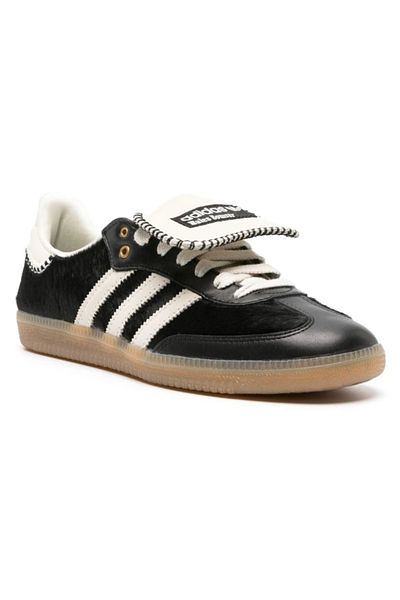 adidas Samba Pony Tonal Low x Wales Bonner – Black Pony Hair & Leather Sneakers