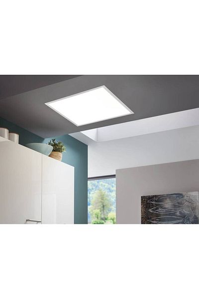 Eglo 96897 "Salobrena-Rw" 59.5 cm Long Aluminum White Ceiling Light