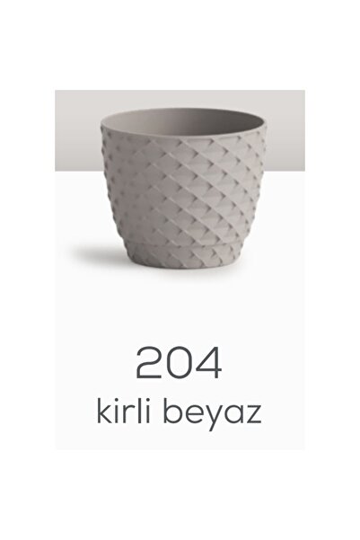 SERİNOVA Serınova Kapadokya Saksı 2 No Kirli Beyaz