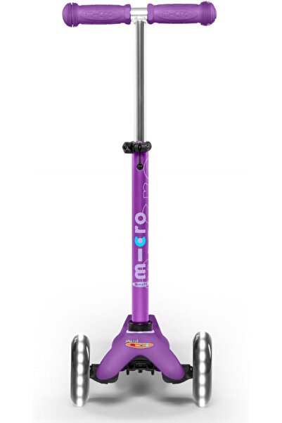 Micro MMD141 Mini Deluxe Scooter with LED Wheels, Purple