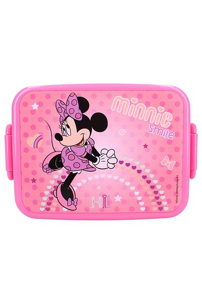 Minnie Mouse Sandwich box, with gasket and airtight closure, BPA-free, 16x13x5 cm, multicolor, Minnie Mouse