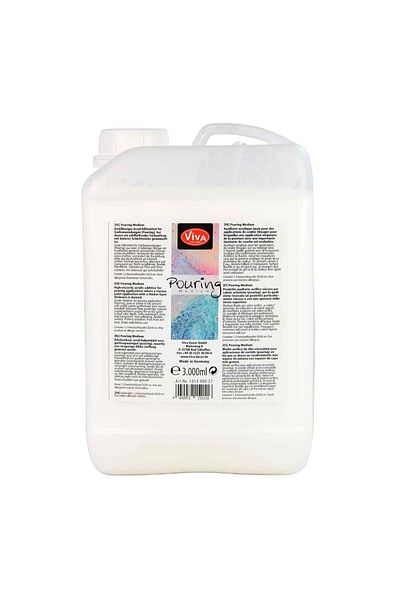 Viva Decor Transparent pouring medium for acrylic paint, VIVA DECOR, 3000 ml