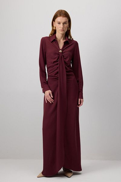 Touché Privé Brooch Detail Tight Dress