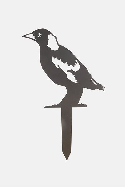Evila Originals Metal Garden Decoration Bird 23 H x 21 L cm, Black