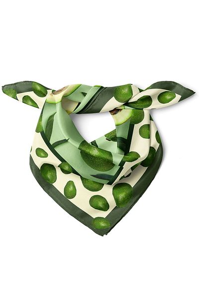 nehir eşarp Avocado Pattern Scarf Bandana 50X50 cm
