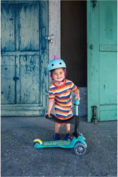 Micro Scooters- Mini Deluxe 3 in 1 Deluxe Eco - Mint | Scooter for Kids | Kids Scooter | Scooter wit