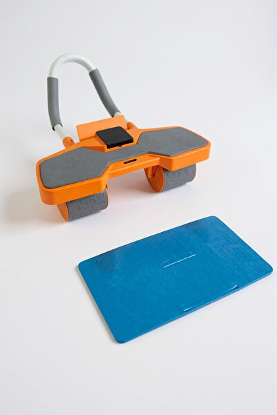 HEPİTOP Sayaçlı Ab Roller 3 Tekerli Egzersiz Aleti Otomatik Geri Tepme Karın ...