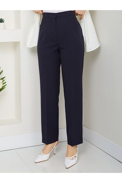 Moda İncir Plus Size Pants with Pockets
