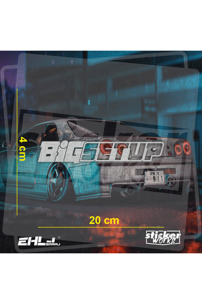 Sticker Works ملصق إعداد كبير