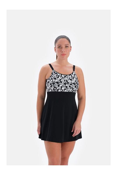 Eros Large Size Adjustable Strap Women's Skirt Swimsuit