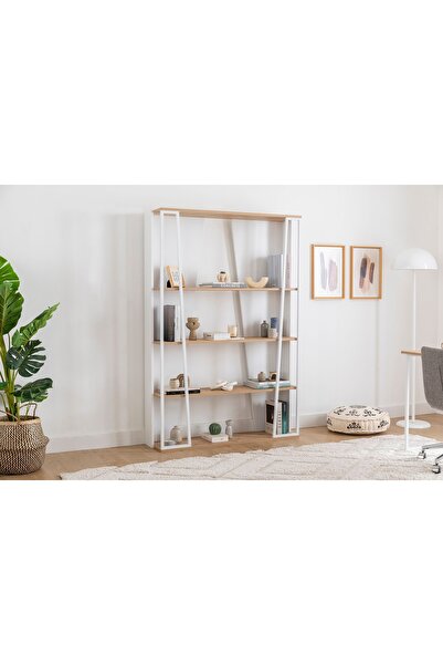 Vivense LİSSA KİTAPLIK, SAFİR MEŞE BEYAZ