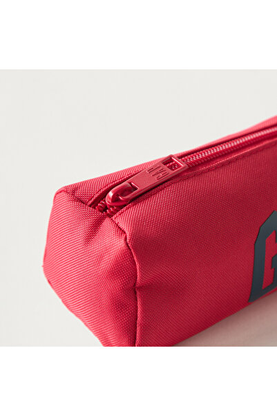GAP Logo Print Pencil Case with Zip Closure