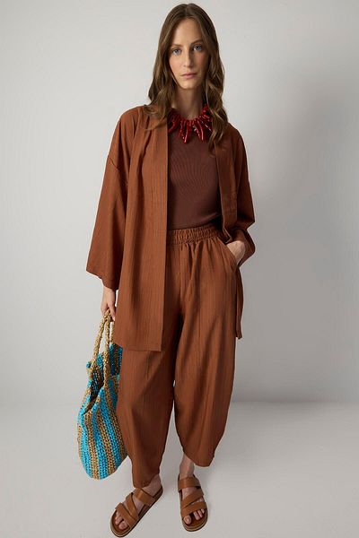 Touché Privé Viscosa Kimono Pants Suit