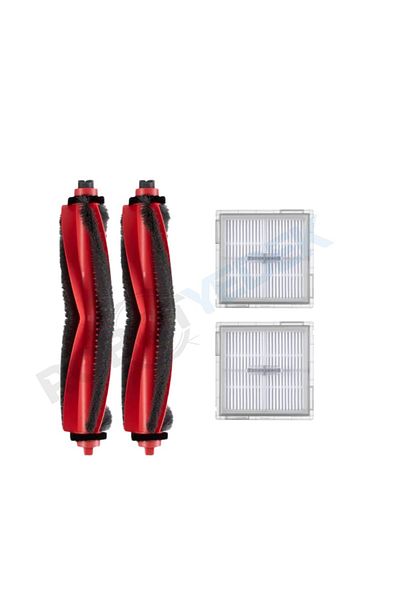 robotyedek Roborock Q8 Max Pro (2025 Model!) Compatible Main Brush and Hepa Filter-4 Pieces