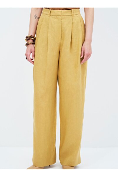 adL Pileli Bol Paça Pantolon