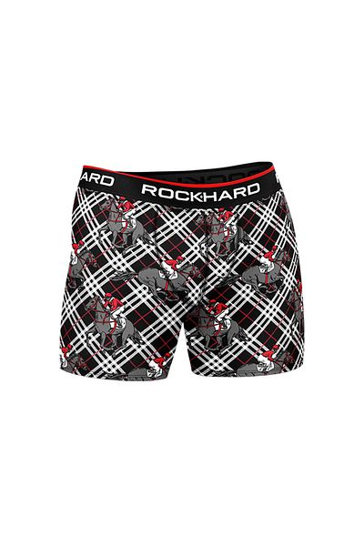 rockhard Ανδρικά εμπριμέ βαμβακερά μπόξερ 5 Συσκευασία