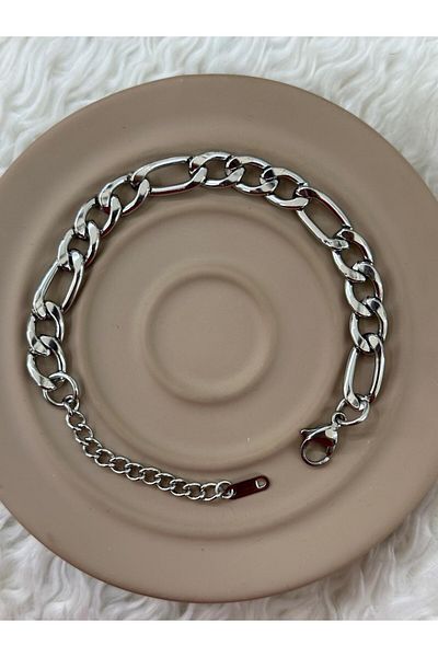 BY YASİN TOPÇU Chain Model Steel Bracelet