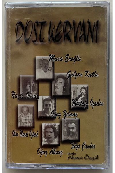Plakevi İzmir Dost Caravan Musa Eroğlu Tolga Çandar Gülşen Kutlu Cassette (Zero Original Period Cassette in Gelatin)