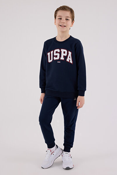 U.S. Polo Assn. Lisanslı Erkek Çocuk Alt Üst 2 Parça Eşofman Takımı