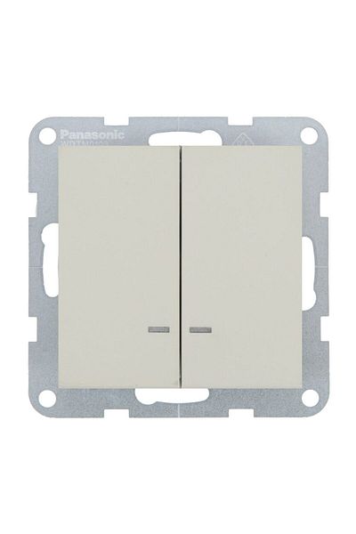 PANASONIC MECANISM COMUTATOR CU LED QC KARRE PLUS 55 SOFT TOUCH SANDSTONE