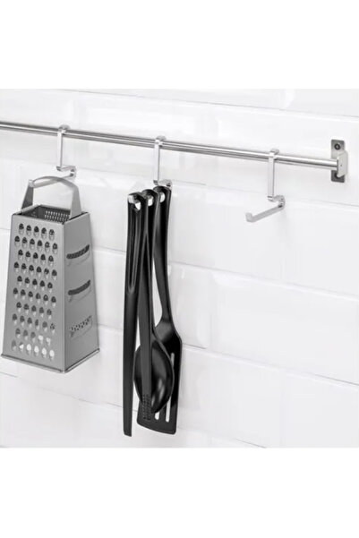 IKEA Bathroom, Kitchen Organizer, Hook, Stainless Steel, 3 Pcs