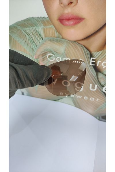 Vogue Vo5496 100% Original Zero Sunglasses Glass. 1 Pair (Coffee)