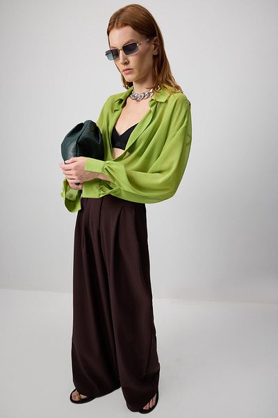 Touché Privé PLEATED CREPE PANT