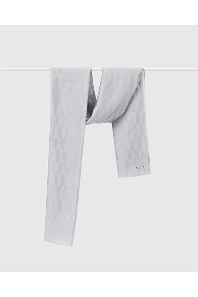 SCL Desenli İpek Karışımlı Şal