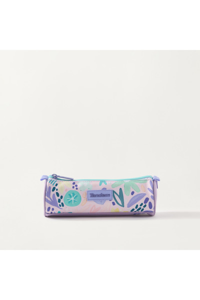 tandem Aquarelle All-Over Print Pencil Case with Zip Closure