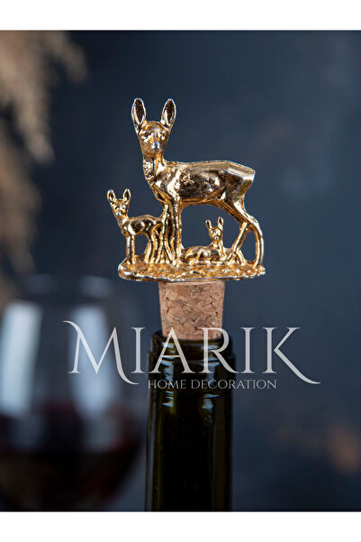 MIARIK DESIGN & DEKORASYON Aksesuarlı Şışe Mantar , Şarap Mantarı , Şarap Tıp...