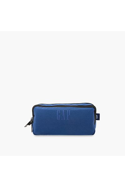 GAP Logo Print Pencil Pouch with Zip Closure