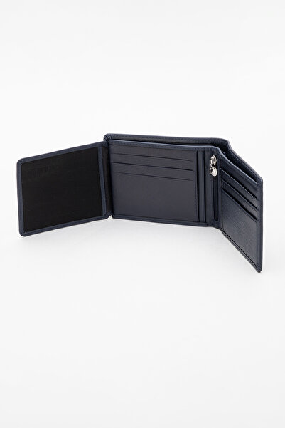 Grande Gd 1519 Чоловічий гаманець із натуральної шкіри, синій