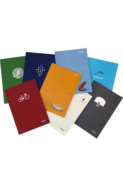 tüftürük Mopak 80 Sheets Checkered Cardboard Cover Notebook Small Size 1 Piece