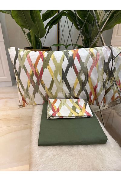 micoton Double Sheet Pillow Set 100% Cotton