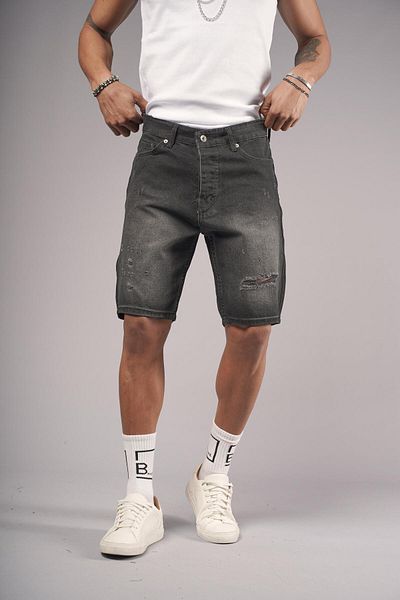 king brich Regular Fit Men's Denim Shorts