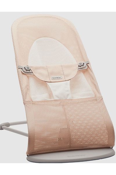 BabyBjörn BabyBjorn Balance Soft Mesh Baby Rocker, Pearly Pink/White