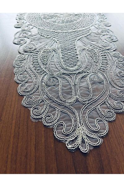 Cardea Home Collection Cordon Broderie Sufle Runner