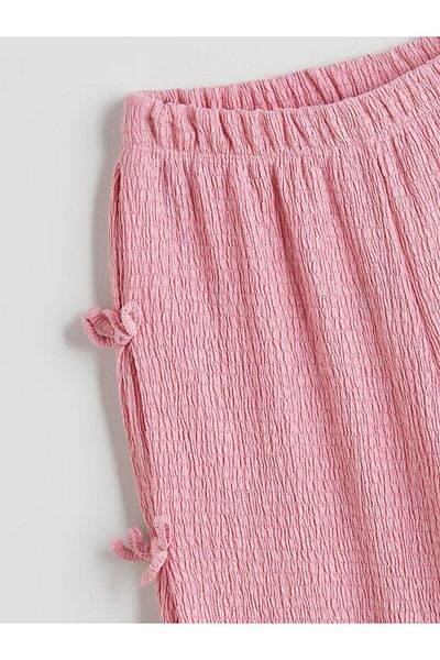 LC Waikiki Lcw Kids Elastic Waist Bow Detailed Girls' Pants